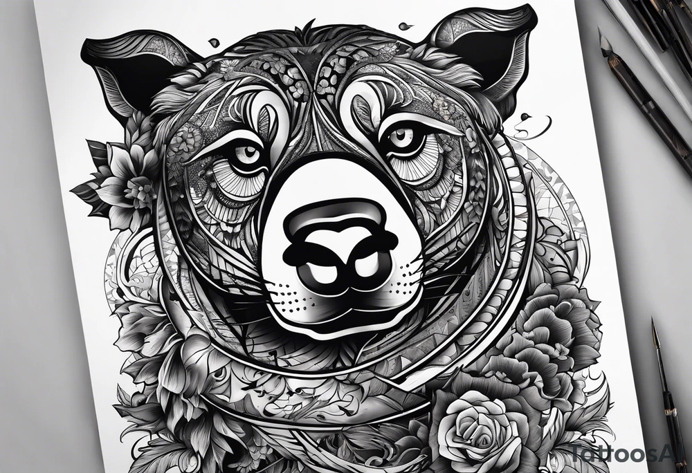 it's not the load that breaks you down, it's the way you carry it. tattoo idea