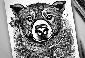 it's not the load that breaks you down, it's the way you carry it. tattoo idea