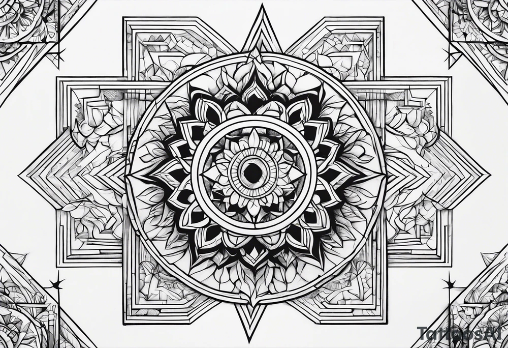 Personal growth, lecture and resilience tattoo idea