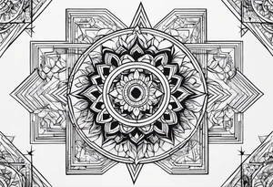 Personal growth, lecture and resilience tattoo idea