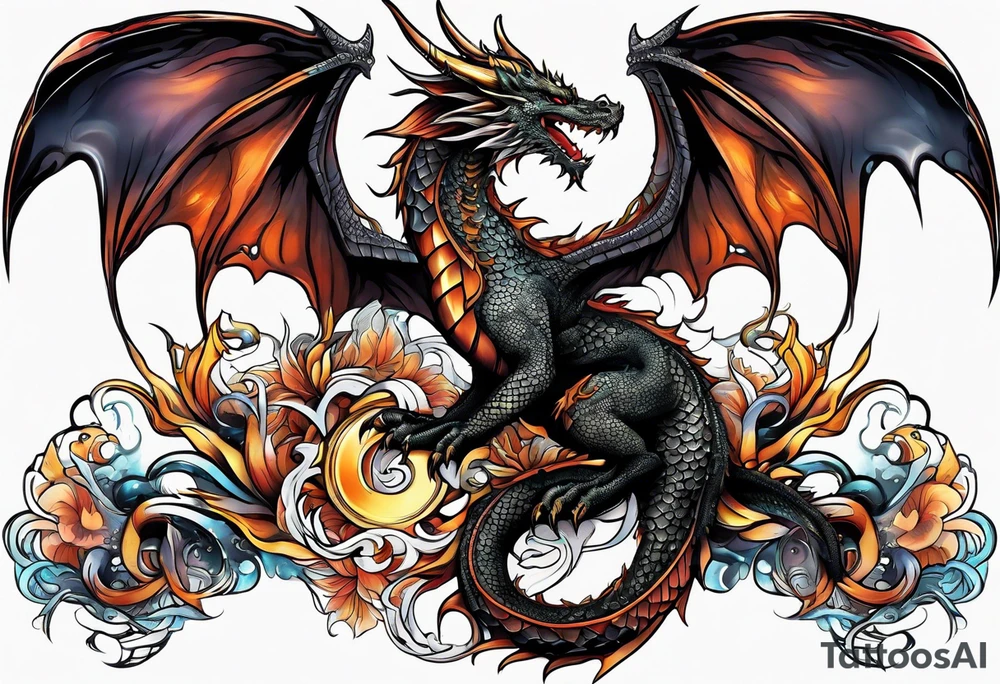 Dragon tattoo idea