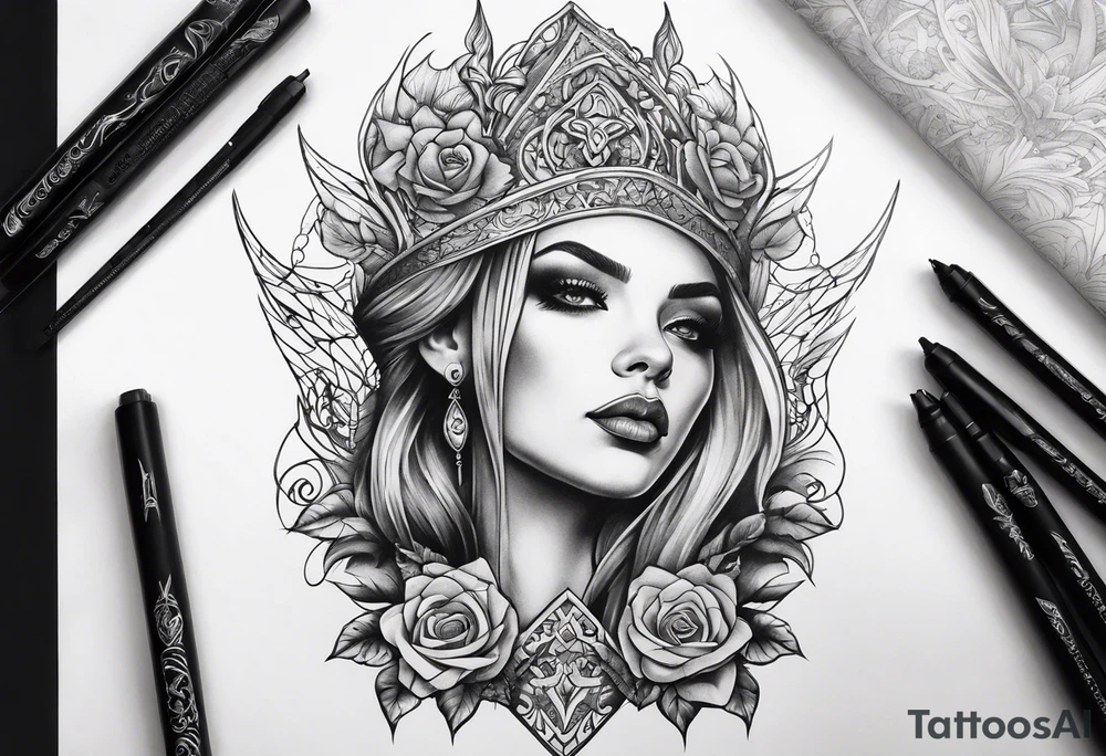Gothic Sleeve tattoo idea