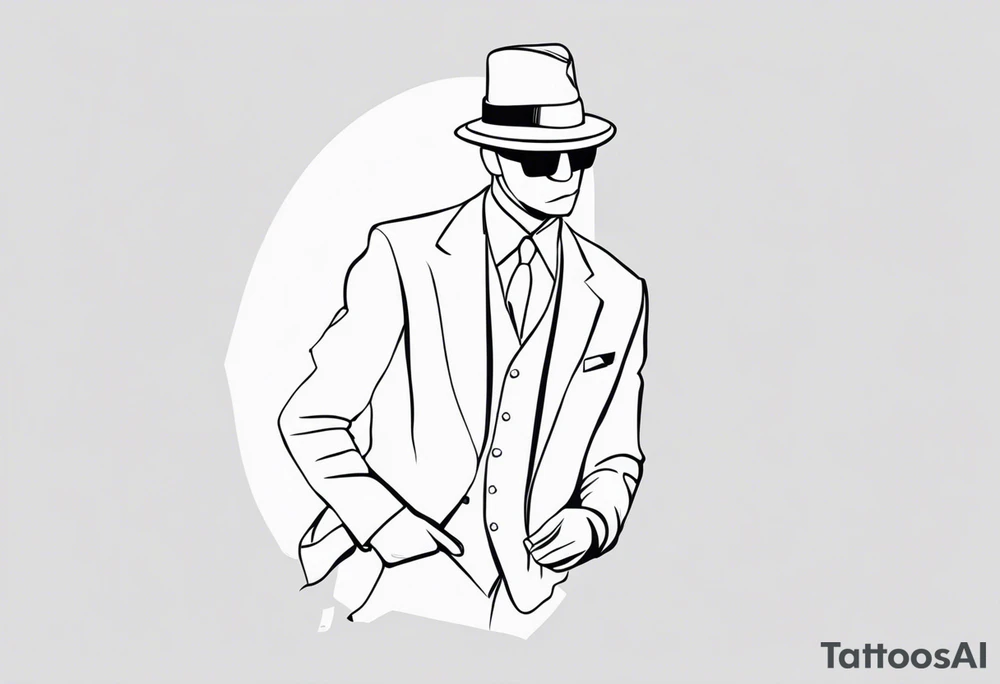 Invisible man tattoo idea
