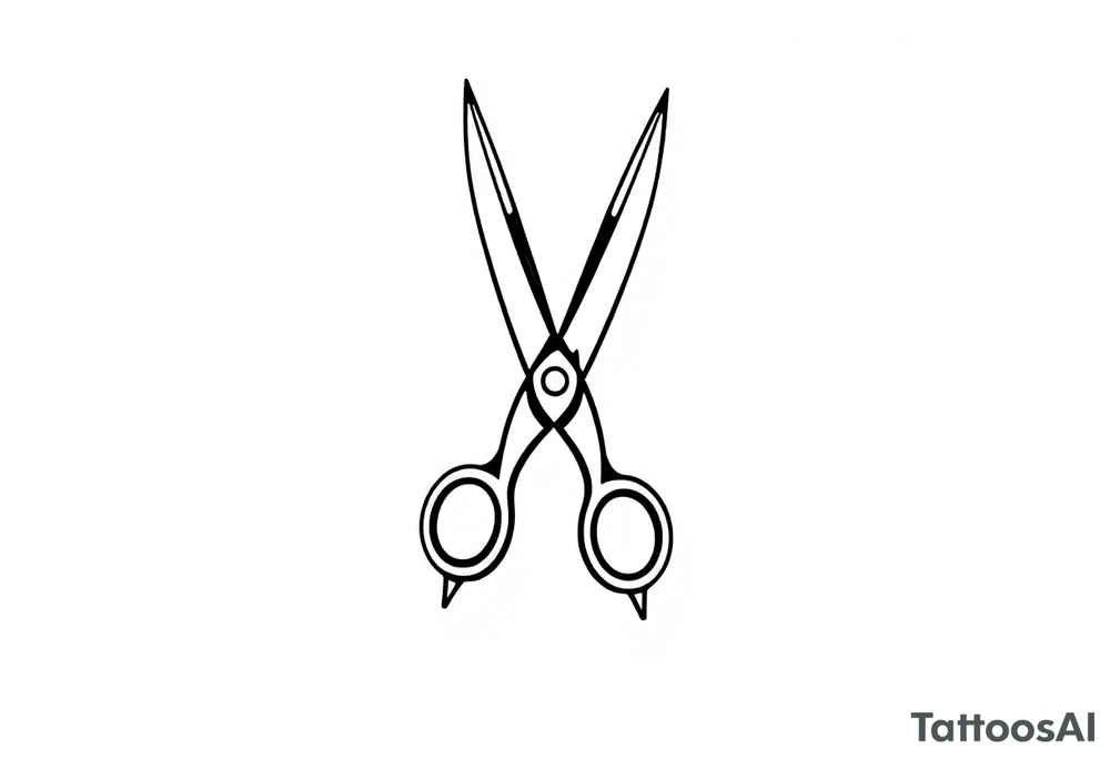 Scissors tattoo idea