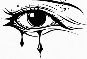 Hellsing bleeding tear eye logo tattoo tattoo idea