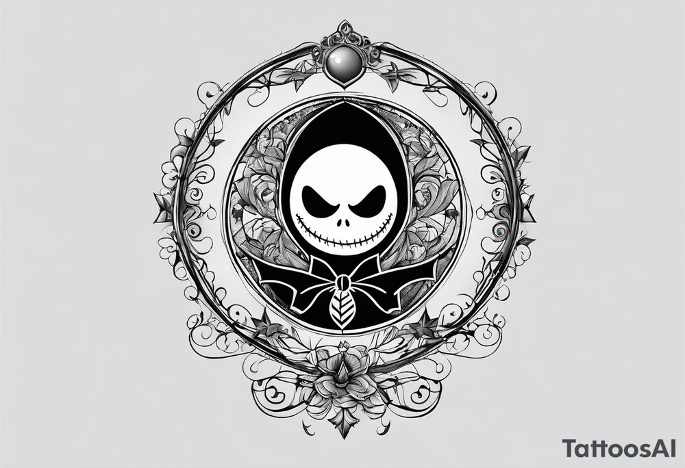 jack skellington minimalist tattoo tattoo idea jack skellington minimalist tattoo tattoo idea