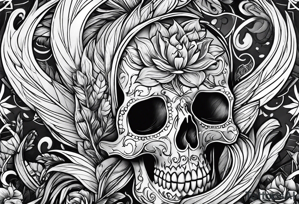 Gravestond without cross tattoo design tattoo idea