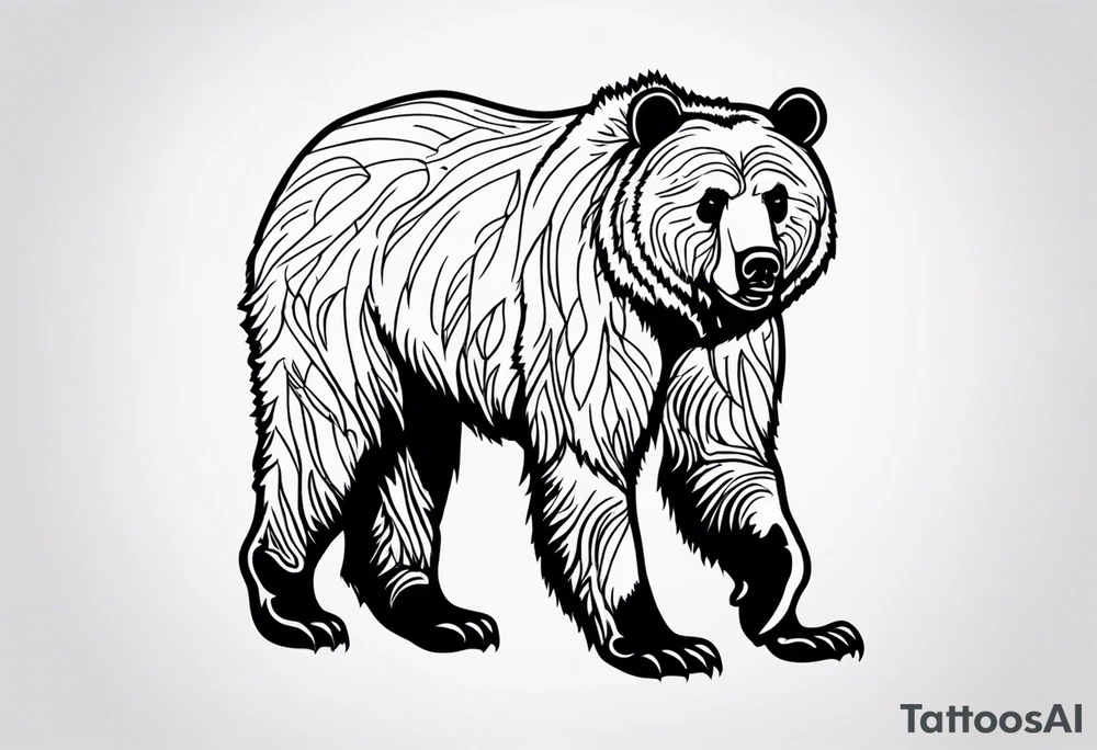 grizzly bear tattoo idea