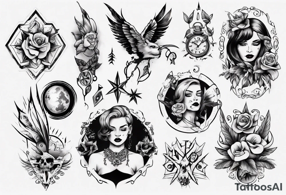 Female tattoo idea