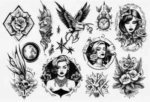 Female tattoo idea