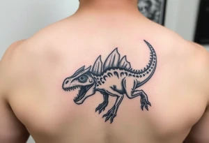 Dilophosaurus mean looking tattoo idea