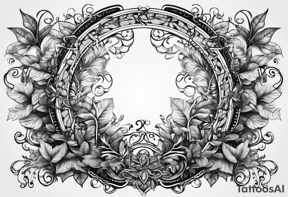DNA helix made from root.
add leaf tattoo idea