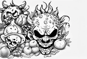 one piece demon fruit tattoo tattoo idea