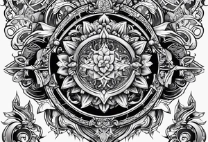 armor plates tattoo idea