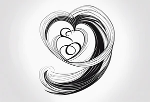 Love, infinity, soul, 2012, tidal wave tattoo idea