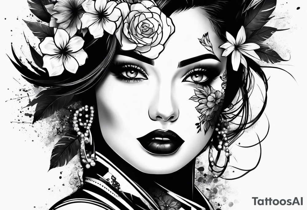 trash polka ideas tattoo idea