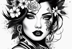 trash polka ideas tattoo idea