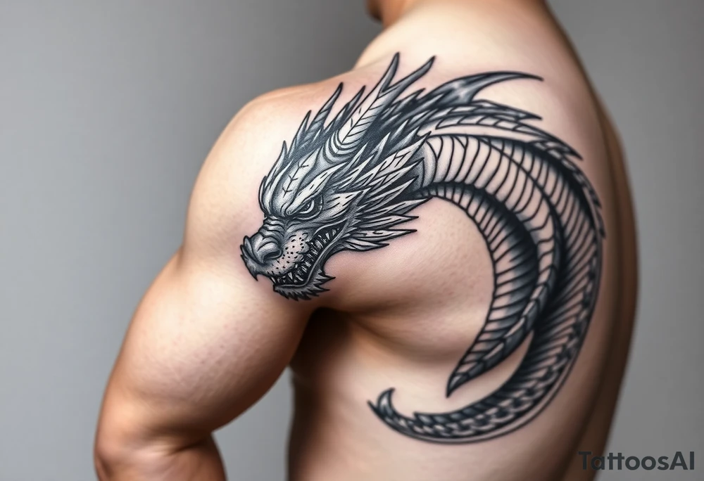 dragon tattoo idea