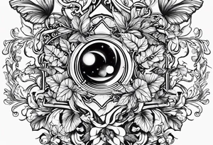 31.8742° N, 91.1366° W with ivy vines tattoo idea