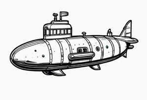 submarine tattoo idea