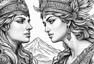 Greek mythology tattoo idea
