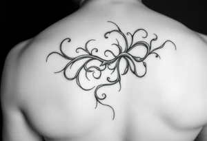 Go back to what it was before. I want fine lines. I want more organic tendrils. tattoo idea