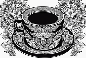 ayahuasca cup tattoo idea