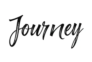 Journey script tattoo idea