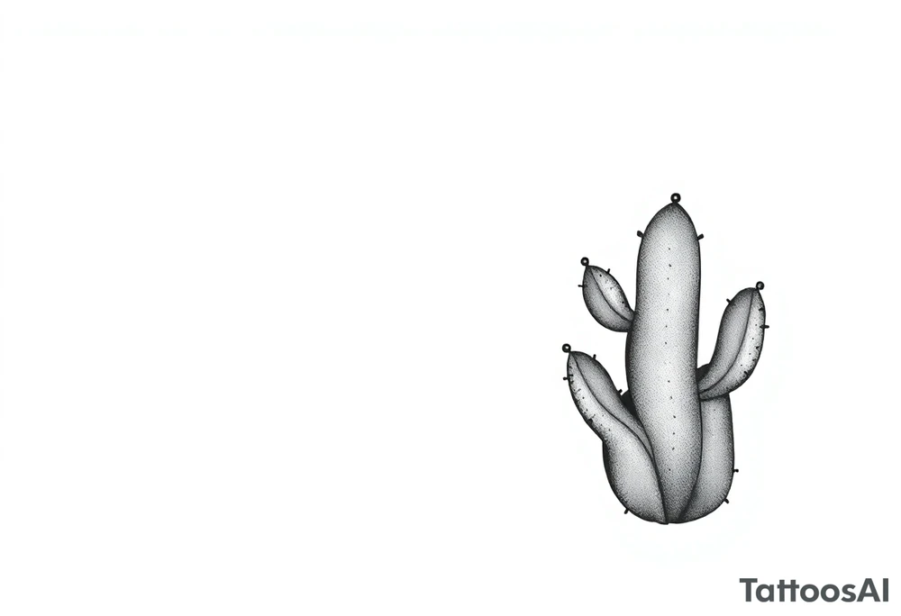 Cute cacti tattoo idea