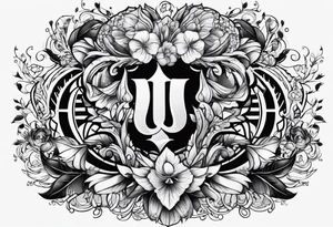 Unconditional love for male tattoo idea