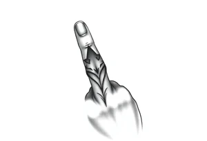 finger tattoo on the finger tattoo idea