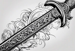 sword tattoo idea
