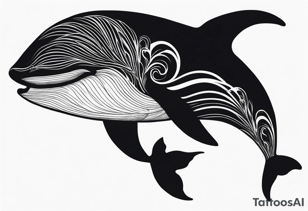 Create a tattoo wifi à dark whale tattoo idea
