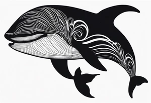 Create a tattoo wifi à dark whale tattoo idea