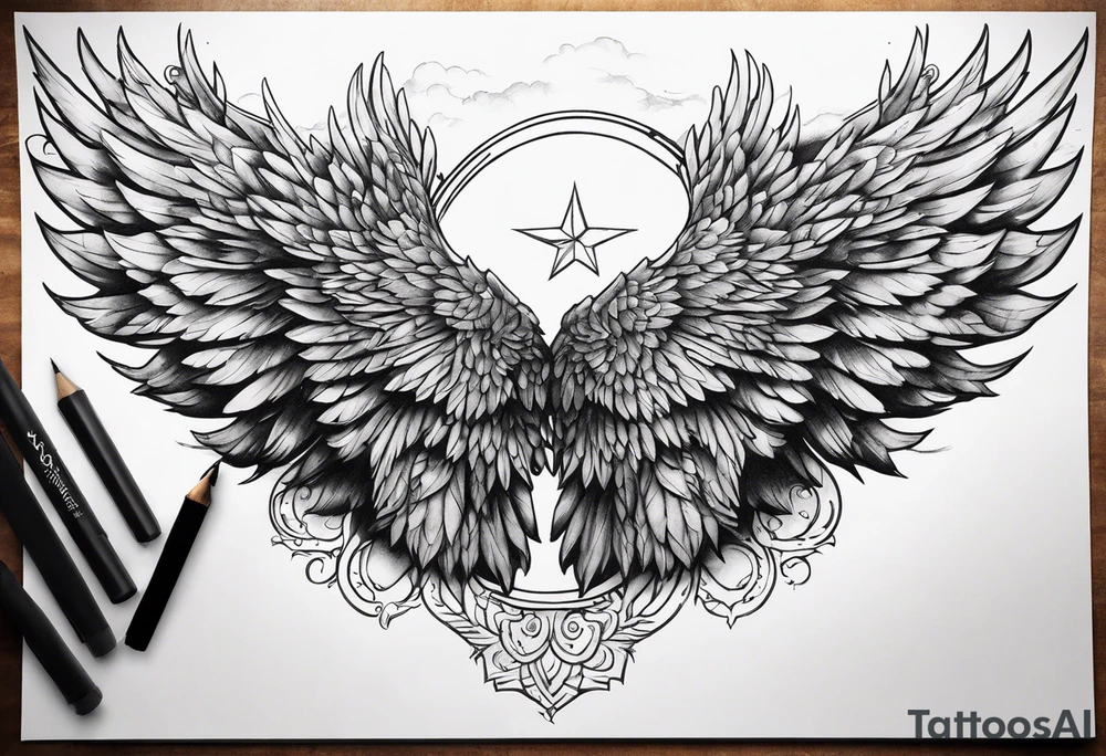 Wings tattoo idea