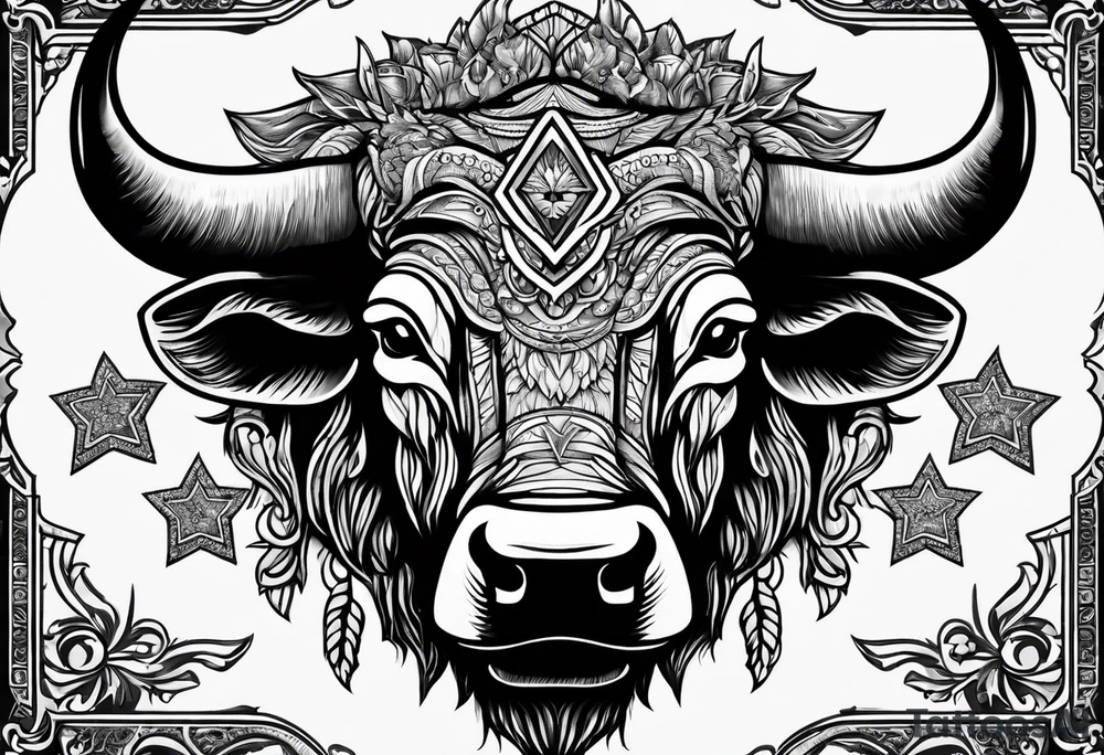 Buffalo Head tattoo idea