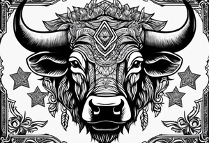 Buffalo Head tattoo idea