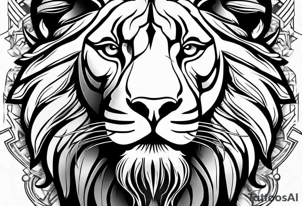 Leo symbol tattoo idea