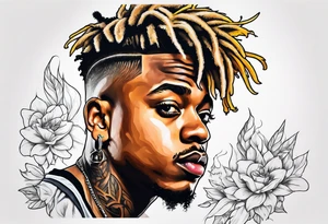 Juice wrld tattoo idea