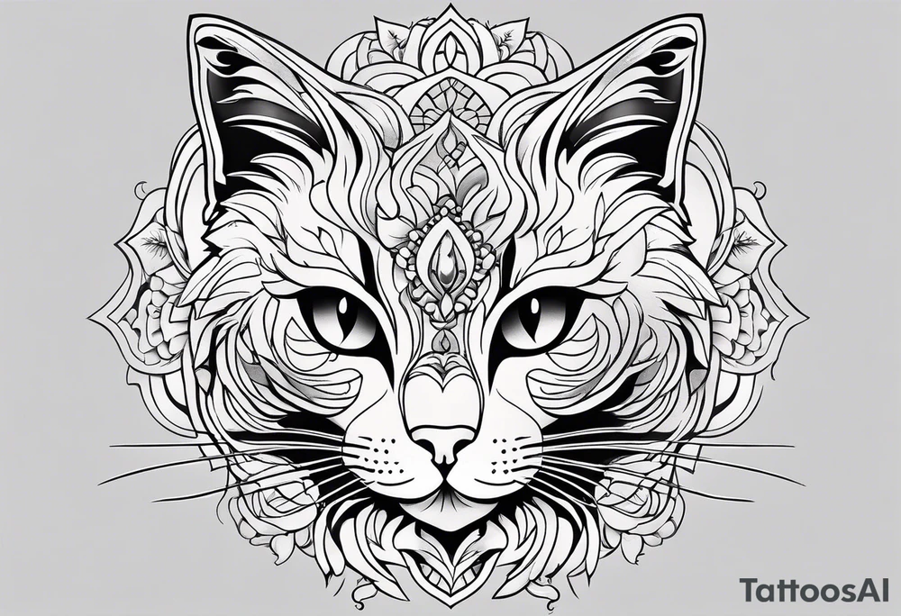 French cats tattoo idea