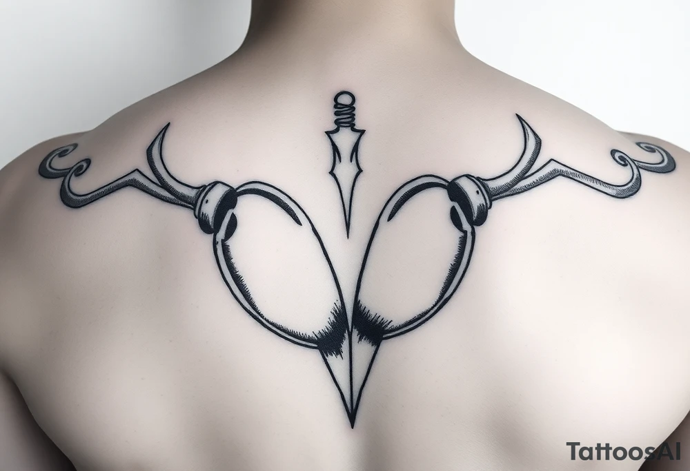 Hidden penis tattoo idea