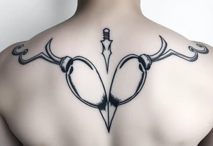 Hidden penis tattoo idea