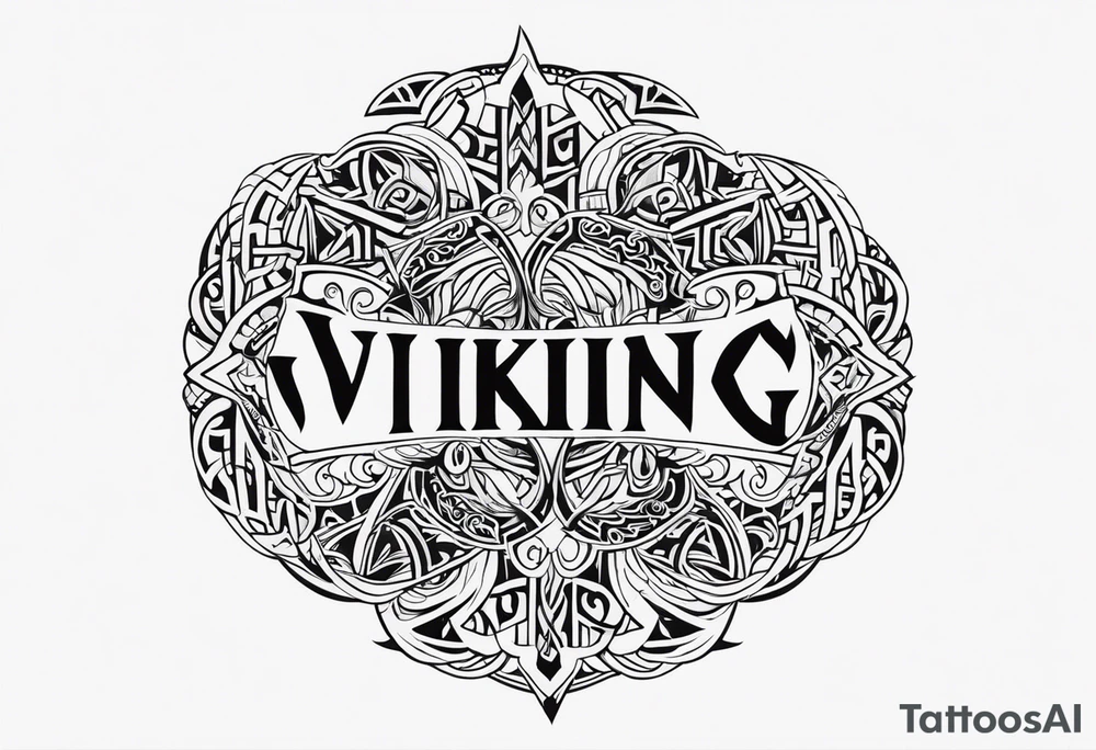 Viking tattoo idea