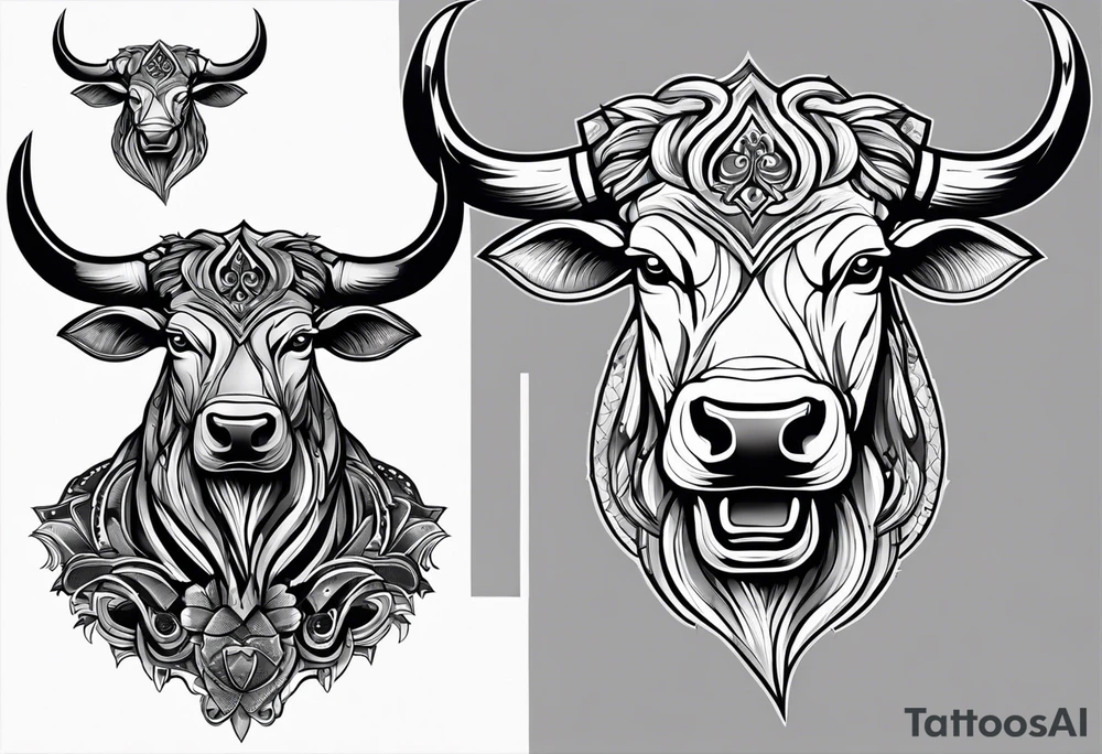 Nvidia geforce claw logo morphing into an aggressive bull tattoo idea Nvidia geforce claw logo morphing into an aggressive bull tattoo idea