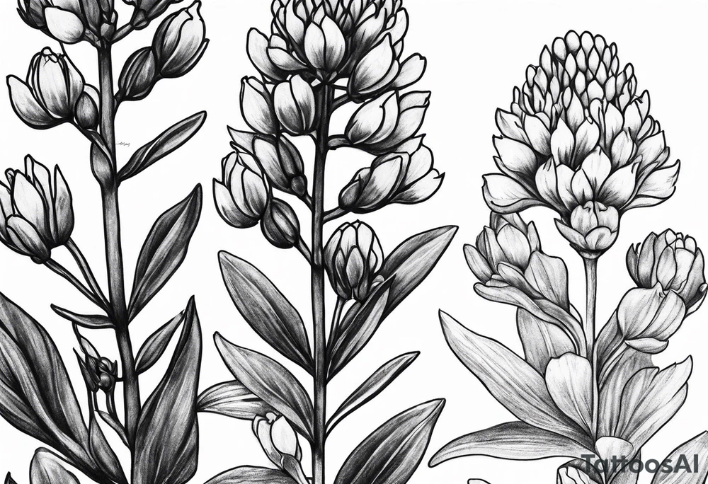 Bluebonnet tattoo idea