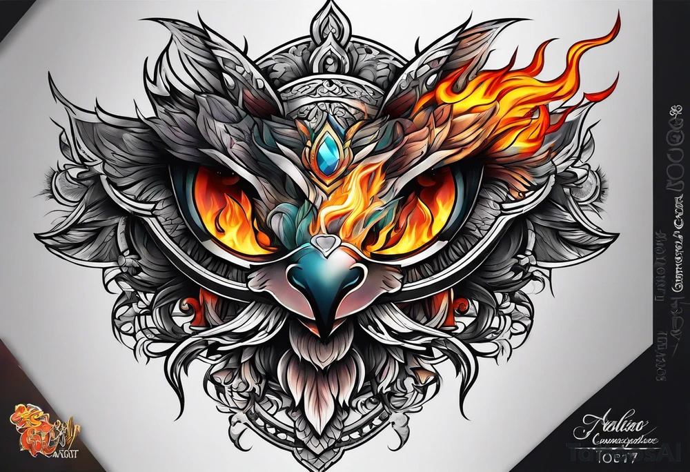 Fire tattoo idea