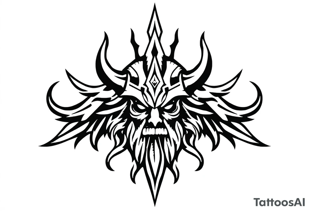 Viking symbolism tattoo idea