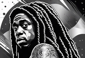 Image of lil Wayne tattoo idea