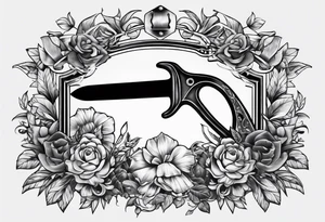 Handsaw and a hammer tattoo idea