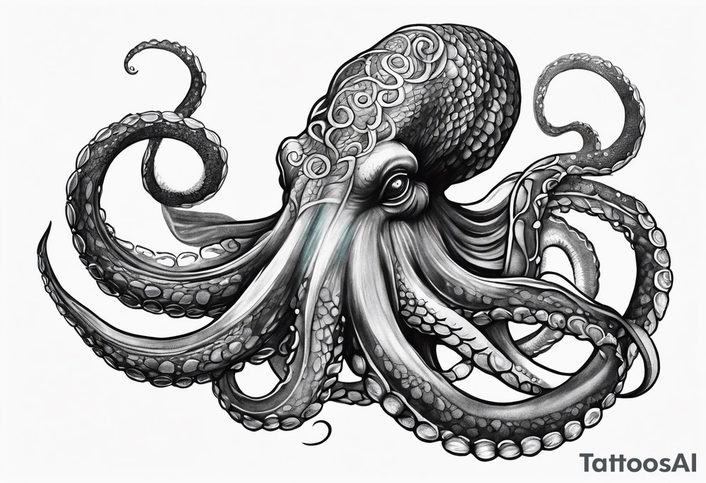 kraken tattoo idea